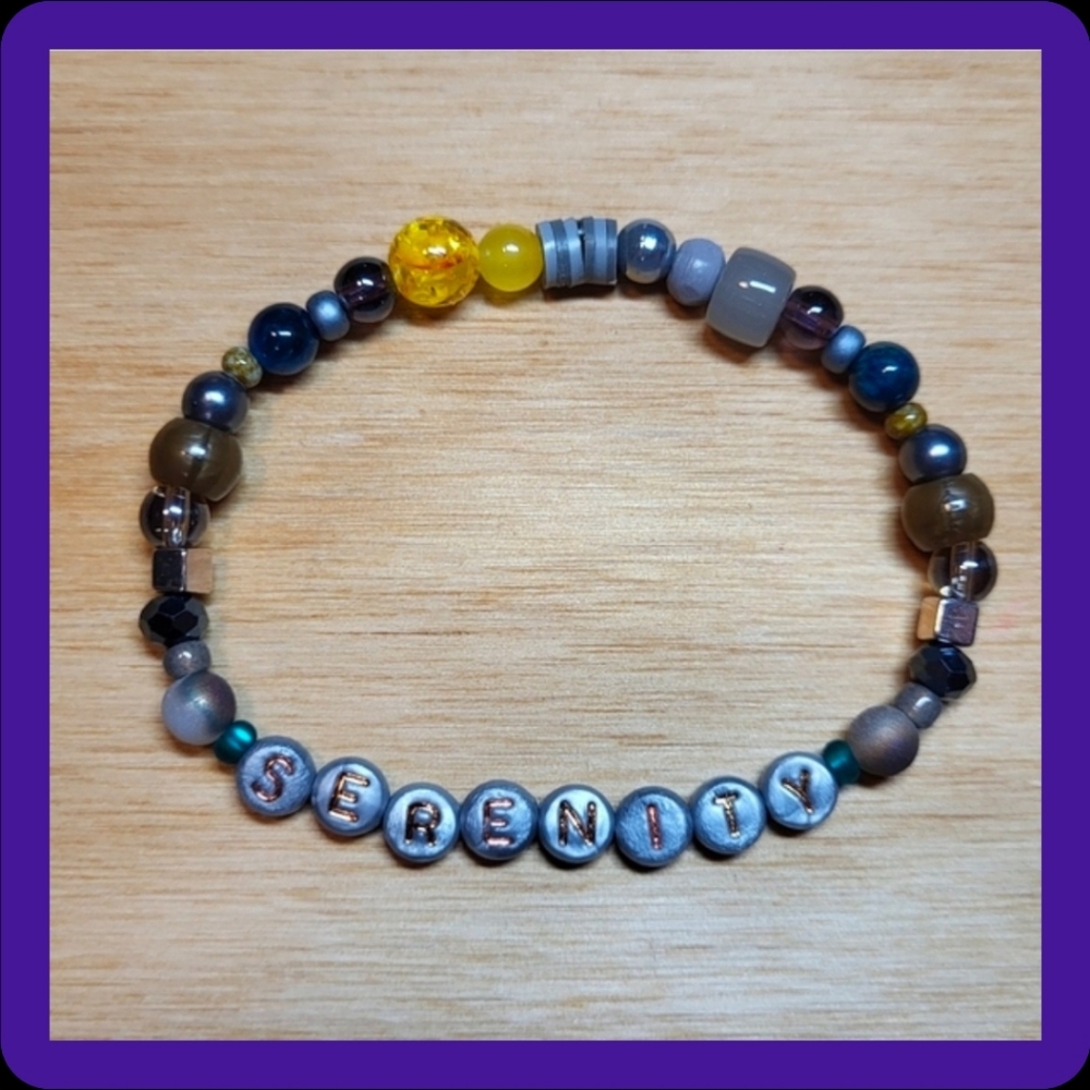 Serenity- Firefly Friendship Bracelet, Size 8"